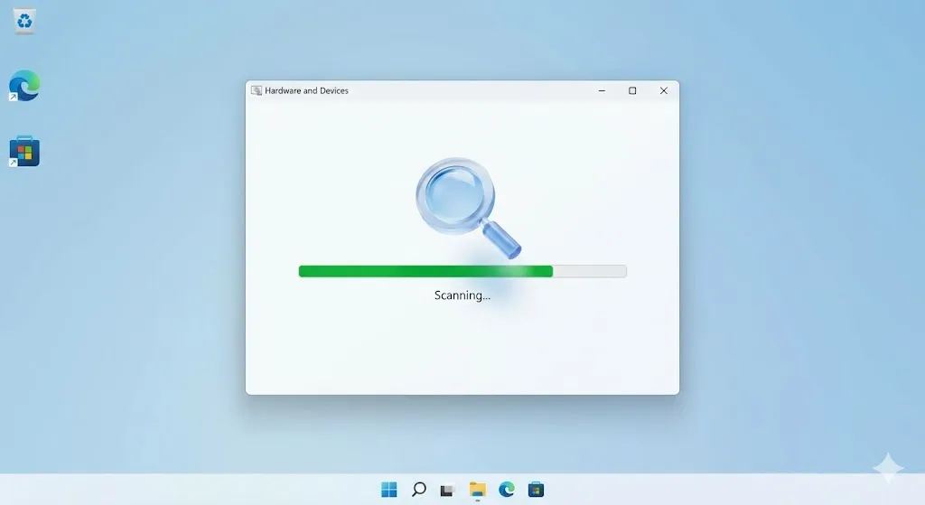 unning Windows Hardware and Devices Troubleshooter to fix BSOD errors.
